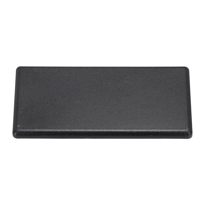 يو إكس سيل Uxcell غطاء نهاية بلاستيكي مستطيل من الألومنيوم باللون الأسود مقاس 45 × 90 مم 10 قطع - Image 1